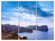 "Majorca Formentor Cape Rocks" Metal Wall Art, 3 Panels, 36"x28"