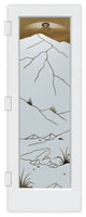 Interior Prehung Door or Interior Slab Door - Mountains Foliage - Primed -...