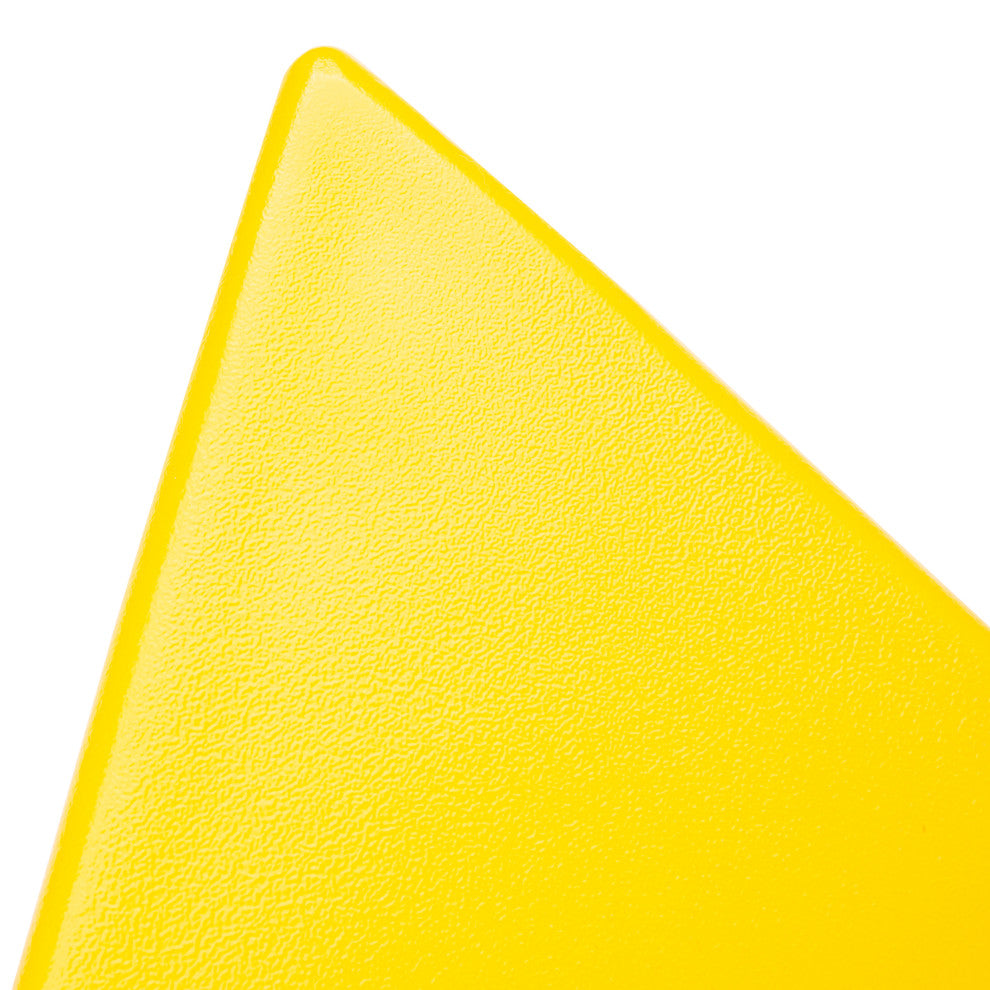 Leisuremod Randolph Modern Triangle Accent Side End Table, Yellow, Set of 2