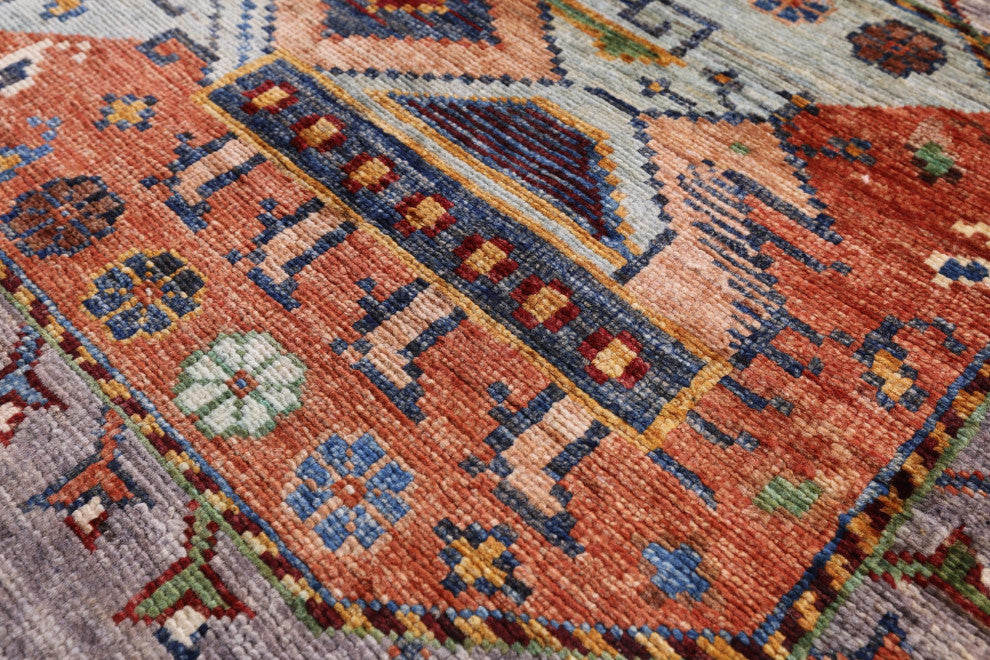 5' 9" X 7' 10" Fine Turkmen Ersari Handmade Rug - Q12474