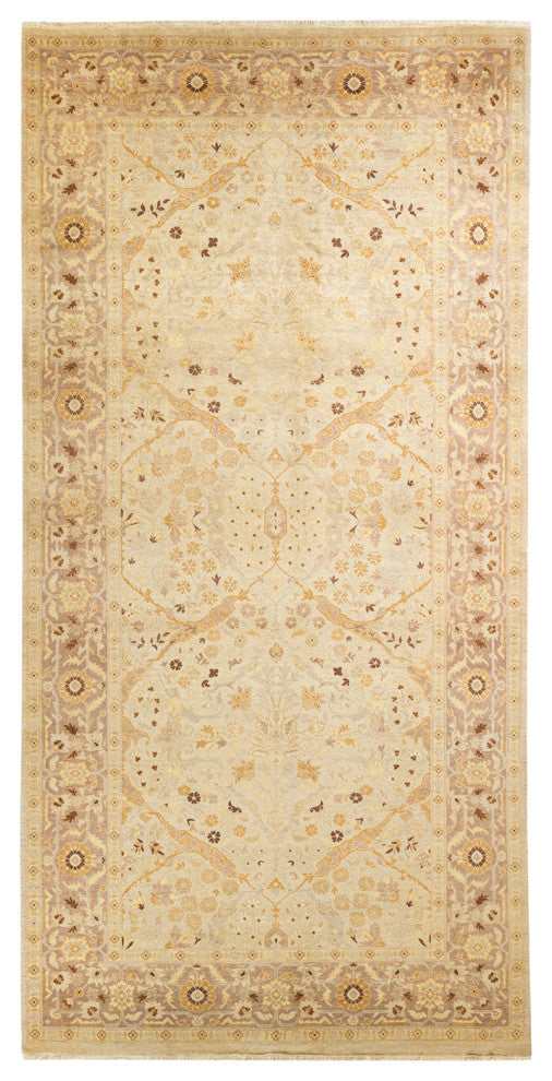 Mogul, One-of-a-Kind Hand-Knotted Area Rug Ivory, 6'2"x12'3"