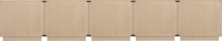 Navona Oak Veneer Sideboards / Buffet, Natural, 5pc