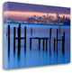 "Bay Pilings Sausalito" By Jeffrey Murray, Giclee Print on Gallery Wrap Canvas
