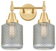Innovations 447-2W-SG-G262-LED 2-Light Bath Vanity Light, Satin Gold
