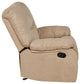 Relaxzen Microfiber Rocker Recliner, Beige