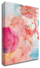 Abstract Turquoise Pink No. 1 by Louis Duncan-He, Print on Canvas, 20" x 28"