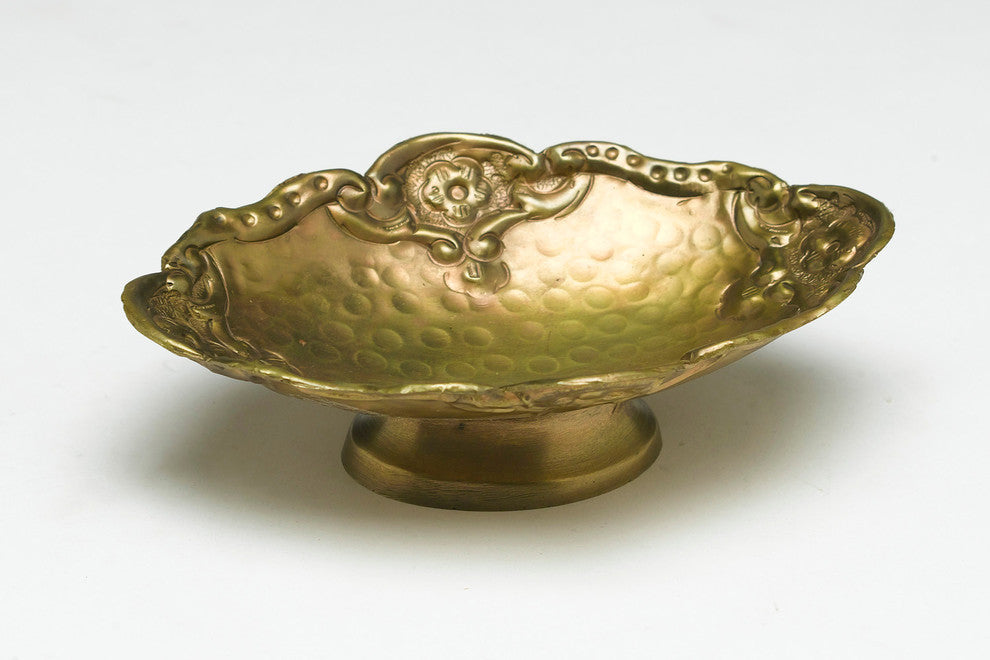 Brass Embossed Dish