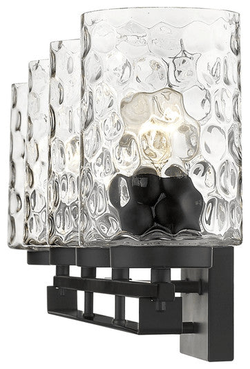 Livvy 4-Light Matte Black Vanity