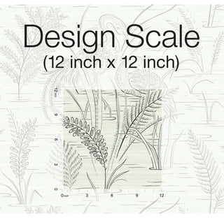 Fernwater Cranes Wallpaper