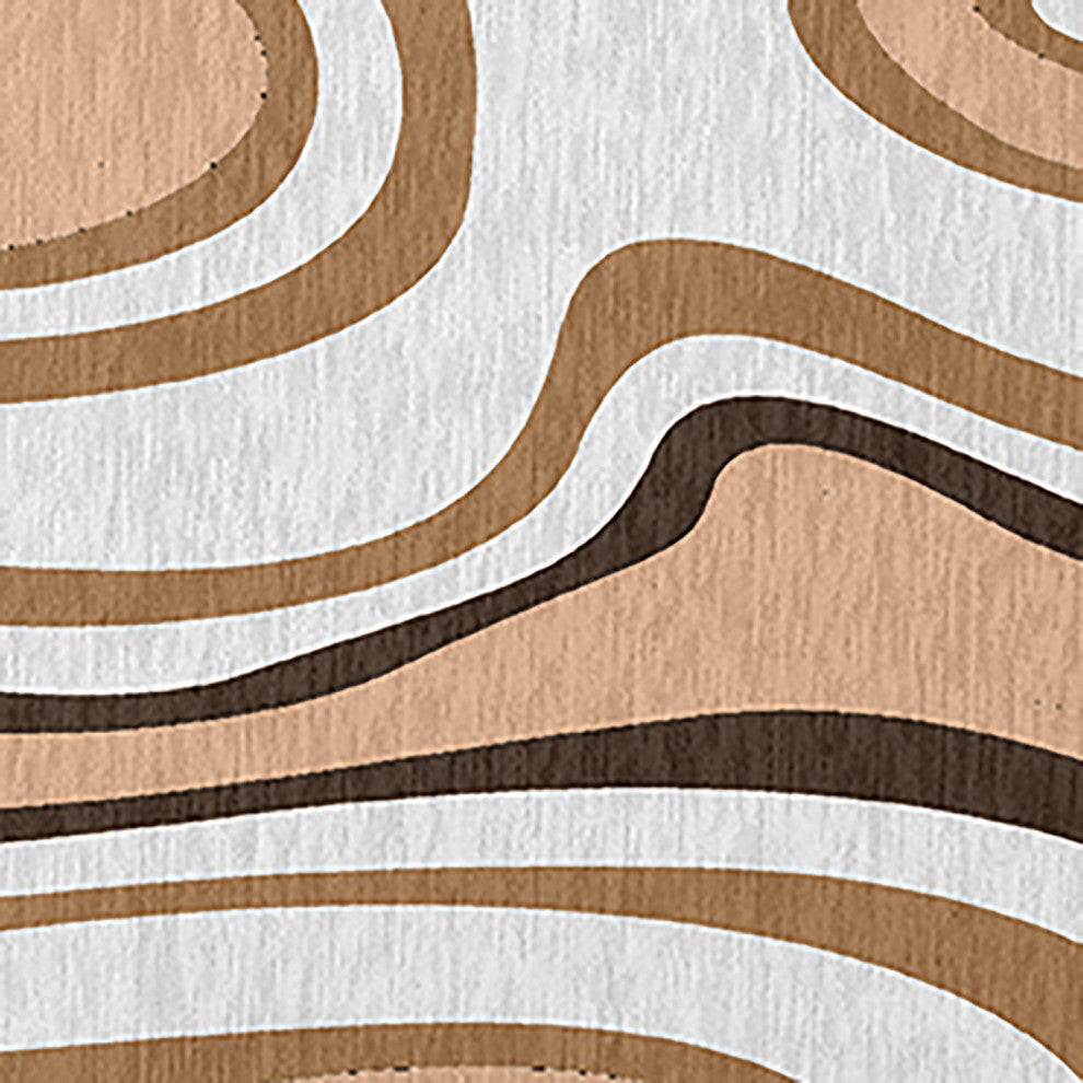 Agate Rug, Brown, 5' Round