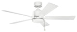 52" Bowen Fan, Matte White