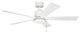 52" Bowen Fan, Matte White