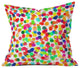 Rebecca Allen A Celebration 1 Outdoor Throw Pillow