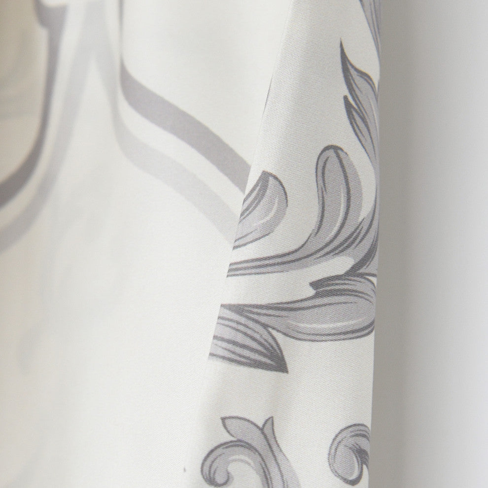 Marisol 2 Piece Valance Set, Grey, 2 Piece, 60"x18"