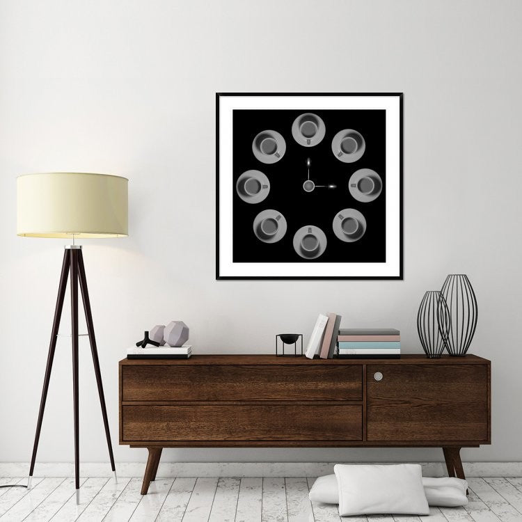 "Three O''clock" Framed Digital Print by Antonyus Bunjamin (Abe), 44x44"