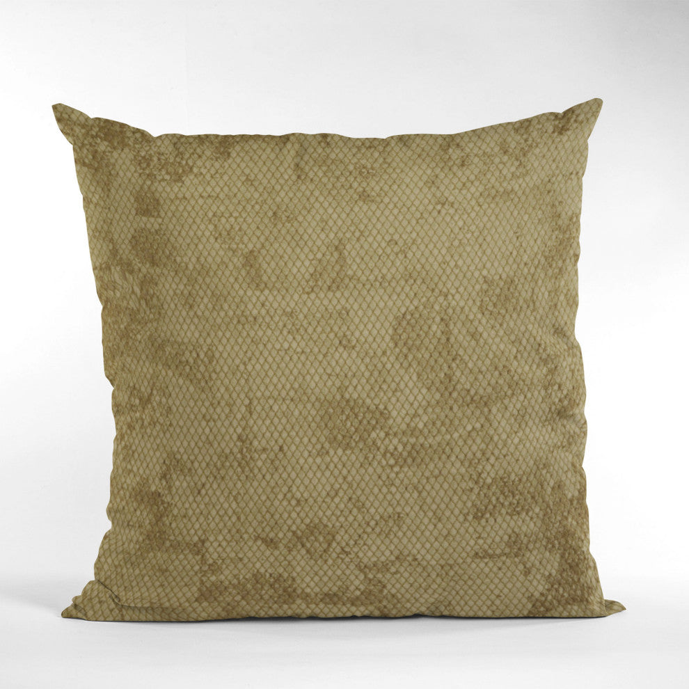 Vintage Gold Hidden Map Textured Gound Cloth With Diamond Pattern, 26"x26"