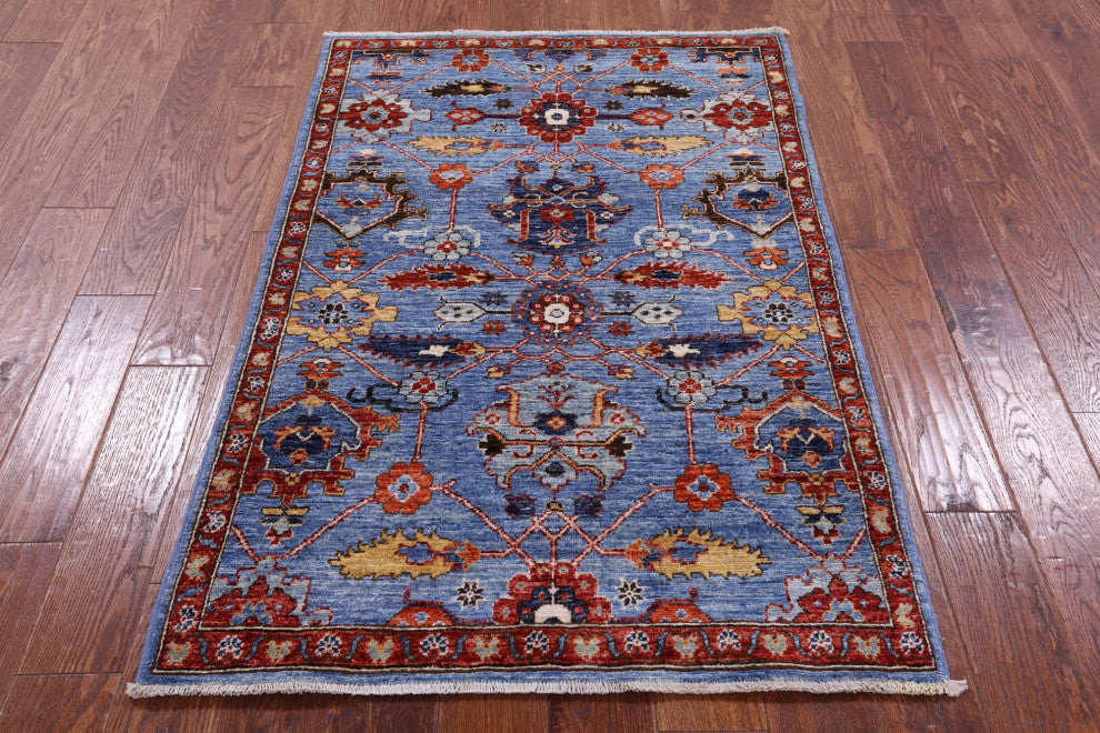 Hand Knotted Persian Fine Serapi Wool Rug 3' 3" X 4' 10" - Q12898