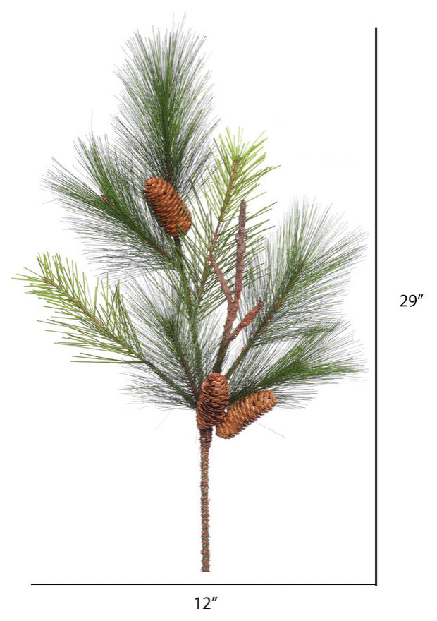 Vickerman E155604 29" Bavarian Pine Artificial Christmas Spray Unlit