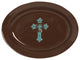 Cross Serving Platter Turquoise