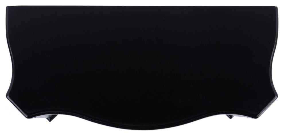 Cheshire Console Table, Gilded Cream, Black Licorice