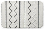 24" x 17" Mudcloth Bathmat, Pepper