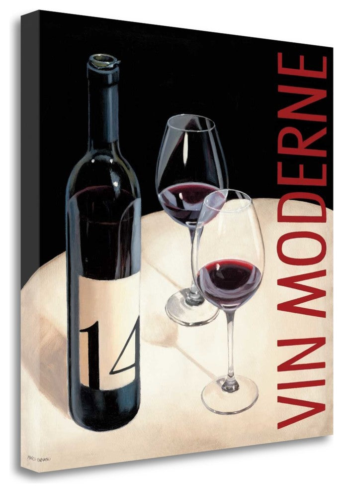 "Vin Moderne V" By Marco Fabiano, Giclee Print on Gallery Wrap Canvas