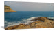 "Blurred Waters in Hong Kong Beach" Seashore Canvas Art, 40"x20"