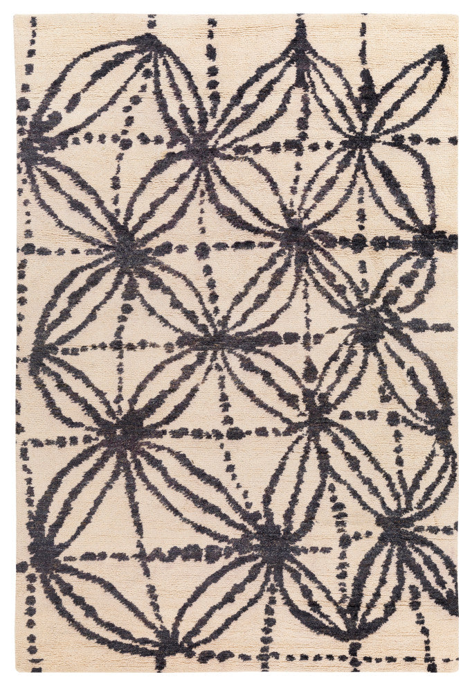 Surya Orinocco OOC-1001 8'x10' Rug, Black/Cream/Light Gray