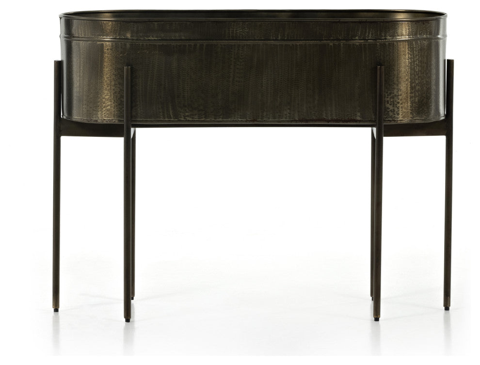 Jed Large Planter-Weathered Brass