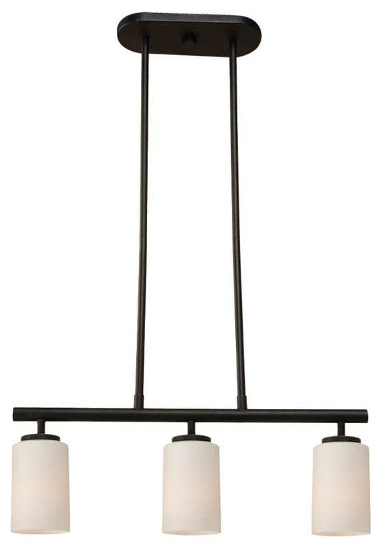 Generation Lighting 66160 Oslo 3 Light 25"W Chandelier - Midnight Black