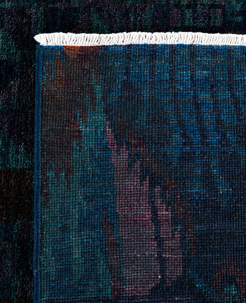 Overdyed One-of-a-Kind Hand-Knotted Area Rug Multi, 5' 3" x 12' 3"