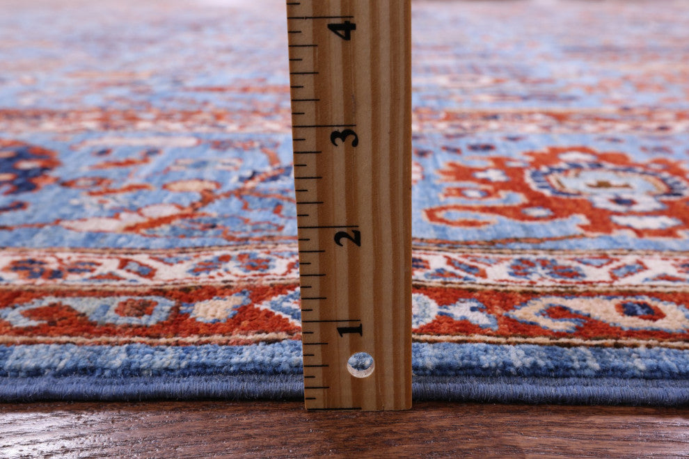 9' Square Persian Ziegler Hand Knotted Wool Rug Q10403