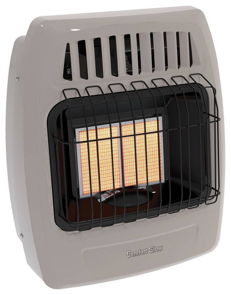 Comfort Glow Vent-Free 12,000 BTU Radiant Propane Heater 400 sq ft heat KWP212
