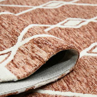 Vista Raton Area Rug, Red, 2' x 3', Geometric