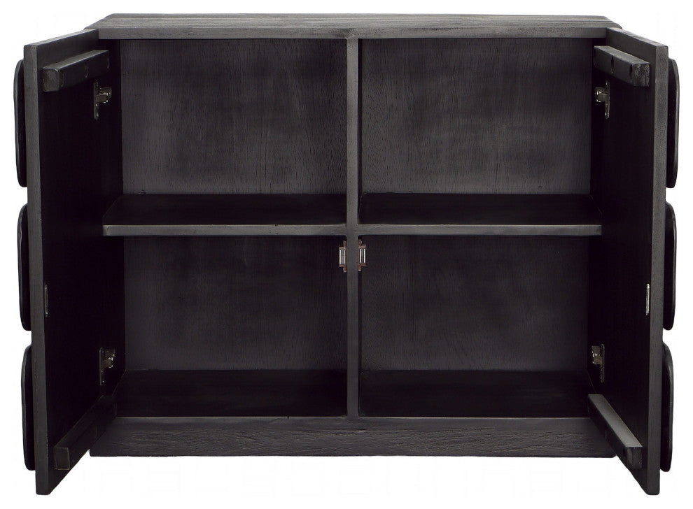 Melody 37" Wide Sideboard, Black