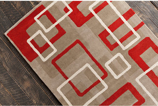 Allie Geometric Contemporary Area Rug, 8'x10'