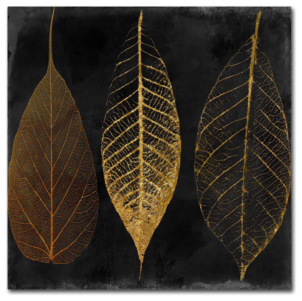 Color Bakery 'Fallen Gold I' Canvas Art, 18x18