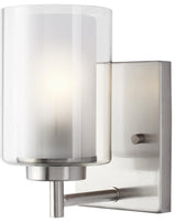 Elmwood Park 1-Light Wall/Bath Sconce, Brushed Nickel