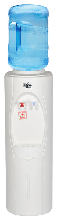 Brio CBP500 Hot and Cold Top Load Water Dispenser Cooler Premiere Series, White