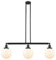 Innovations Lighting 213-Bk-S-G201-8 3 Light 40" Island Light