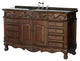 60-Inch Antique Style Single Sink Bathroom Vanity Model 3169L-BN
