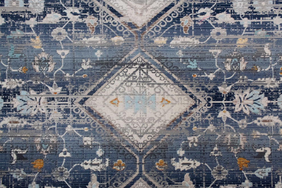 Noori Rug Low-Pile Greg Blue/Ivory Rug