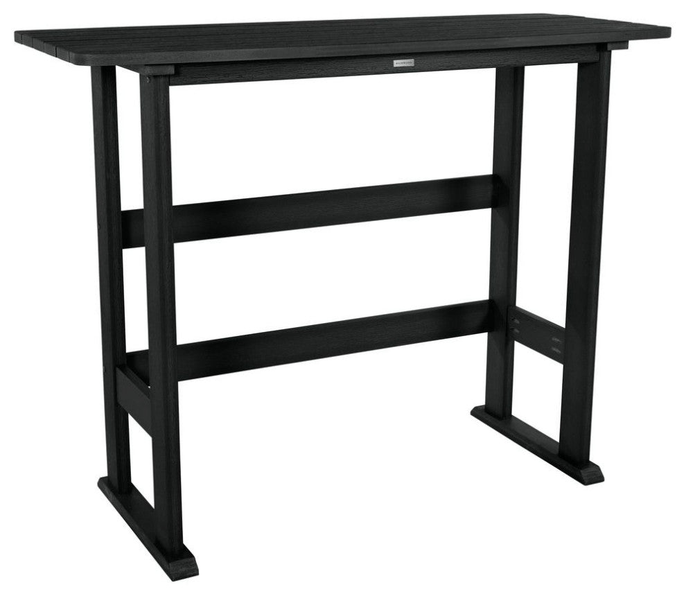 Lehigh Bar Height Balcony Table, Black
