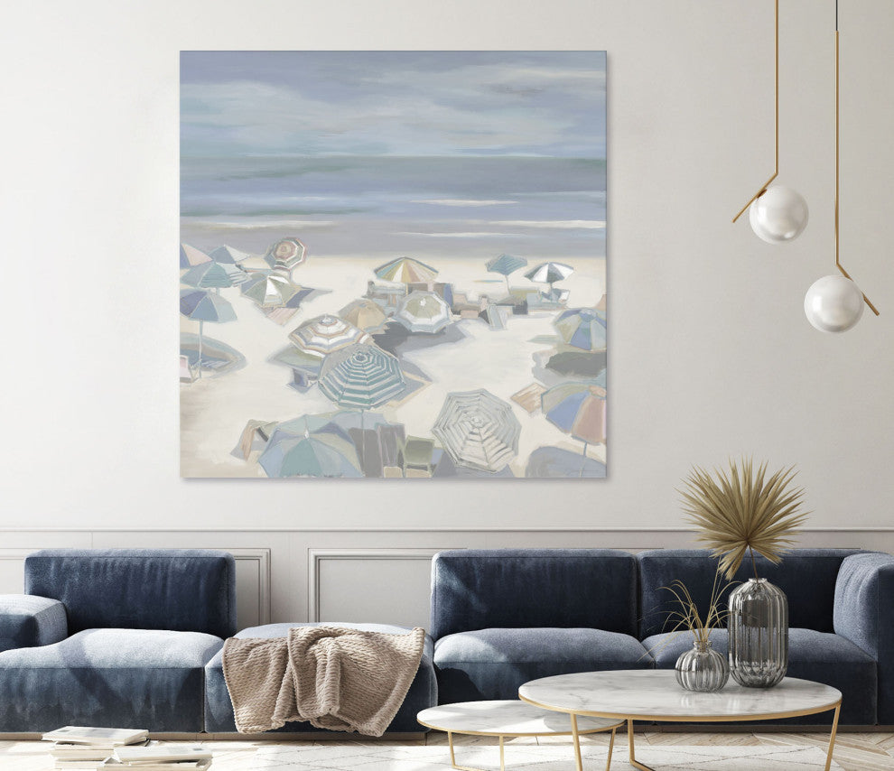 Beach Party - 84 x 84 by Liz Jardine