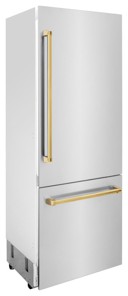 ZLINE 30" Autograph Built-In Refrigerator Stainless Steel, RBIVZ-304-30-G