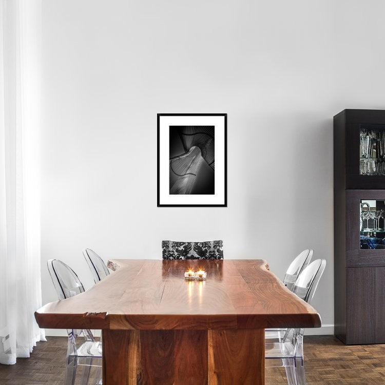 "Steel Frame" Framed Digital Print by Le Vu Cuong, 22x30"