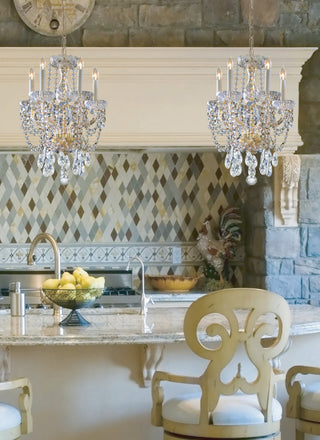 Crystorama Lighting Group 1129-CL-MWP Traditional Crystal 5 Light - Polished