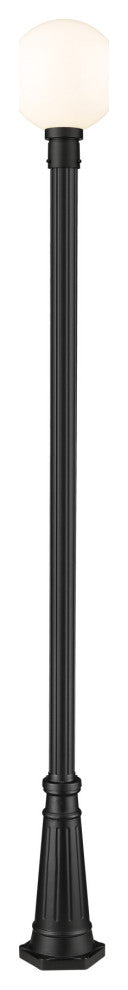 Z-Lite 597PHB-519P Laurent 110" Tall Post Light - Black
