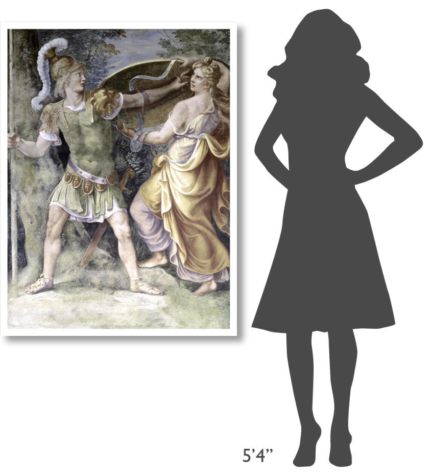 "Thetis Arming Achilles" Digital Paper Print by Giulio Romano, 35"x46"