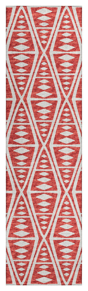 Indoor/Outdoor Sedona SN6 Clay Machine Washable 2'3" x 12' Runner Rug